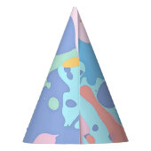 汚れの汚れのパタ絵を描ーン パーティーハット (裏面)