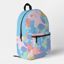 汚れの汚れのパタ絵を描ーン プリントバックパック