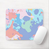 汚れの汚れのパタ絵を描ーン マウスパッド (マウス)