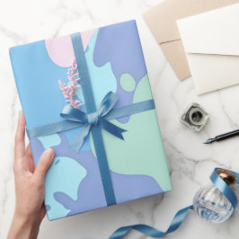 汚れの汚れのパタ絵を描ーン ラッピングペーパー