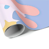 汚れの汚れのパタ絵を描ーン ラッピングペーパー (ロールコーナー)