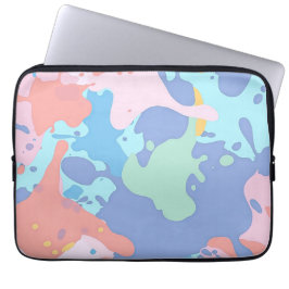 汚れの汚れのパタ絵を描ーン ラップトップスリーブ