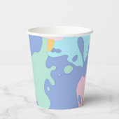 汚れの汚れのパタ絵を描ーン 紙コップ (裏面)