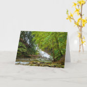 汚れの谷間の挨拶状 カード (黄色い花)