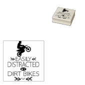 汚れやすいバイク/モトクロス ラバースタンプ (押印)