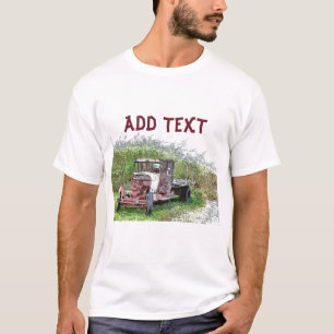 汚れより古い錆びたトラック Tシャツ