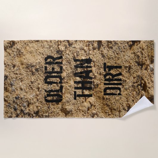 汚れより古い ビーチタオル (正面)