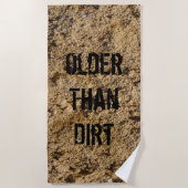 汚れより古い ビーチタオル (正面)