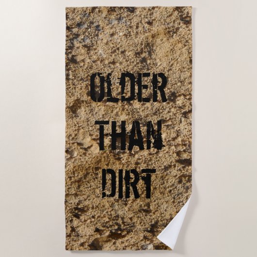 汚れより古い ビーチタオル (正面)