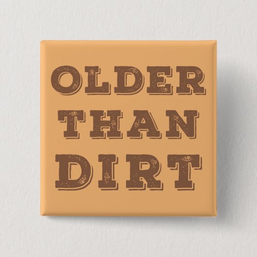 汚れより古い 缶バッジ (正面)