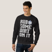 汚れをこすってみて EMT EMS 救急隊員 Tシャツ (正面フル)