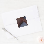 汚れをなめる足 スクエアシール (封筒)