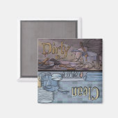 汚れを取り除く マグネット (正面/裏面)