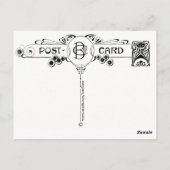 「汚れを取る」ヴィンテージオランダクリーナーADV ポストカード (裏面)