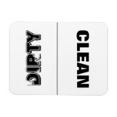 汚れを除去(黒と白) マグネット (横)