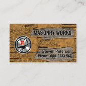 汚れんがセメント壁組積造サービス 名刺 (正面)
