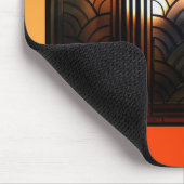 汚れガラスのアールデコ マウスパッド (コーナー)