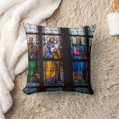 汚れガラスの装飾用クッション クッション (ブランケット)