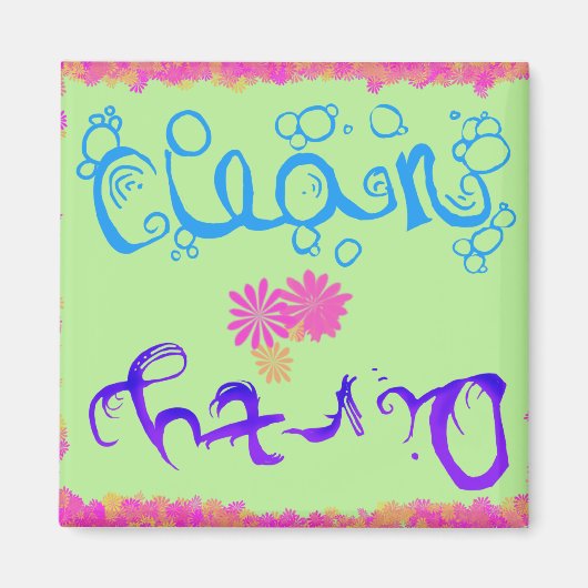 汚れクリーンな食洗機磁石 マグネット (正面)