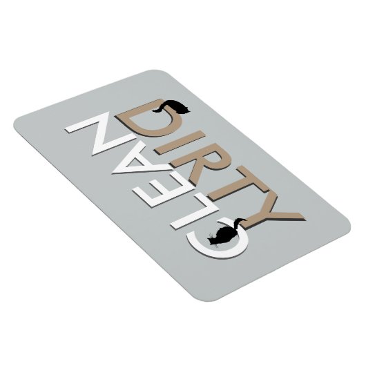 汚れクリーン猫食洗機マグネット – LG マグネット (右側)