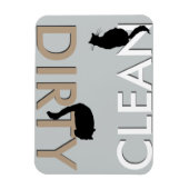 汚れクリーン猫食洗機磁石 マグネット (縦)