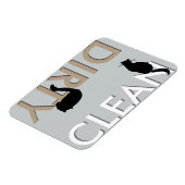 汚れクリーン猫食洗機磁石 マグネット (左側)