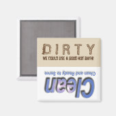 汚れクリーン食器洗い台所用磁石 マグネット (正面/裏面)