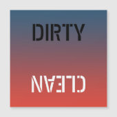 汚れクリーン食洗機磁気カード (正面)