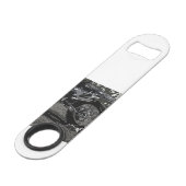 汚れサイクリング（白黒） スピード栓抜き (裏面アングル)