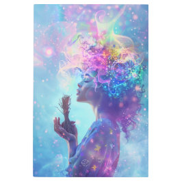 *~*汚れセージ女性スピリチュアルSC4ディーテリック メタルプリント