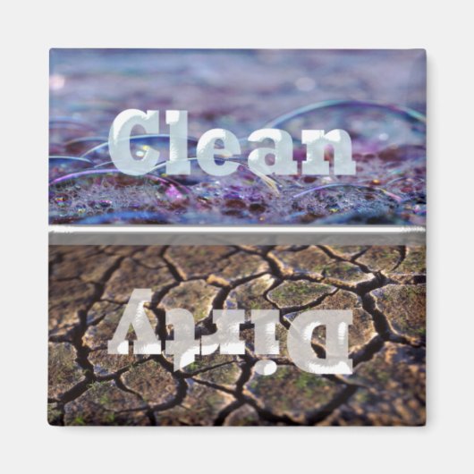 汚れ気泡クリーン汚れ食洗機磁石 マグネット (正面)