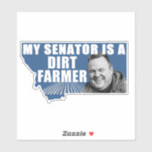 汚れ農家6カスタムインチのビニールシール シール (シート)