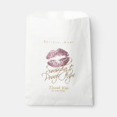 汚れ防止リップ – ピンクローズ フェイバーバッグ (正面)