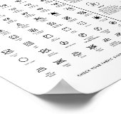 汚れ除去ポスト付き気にランドリーシンボルガイド ポスター (角)