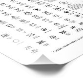 汚れ除去ポット付き気にランドリーシンボルガイド フォトプリント            (角)