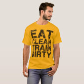 汚れ食べた列車の清掃 Tシャツ (正面フル)