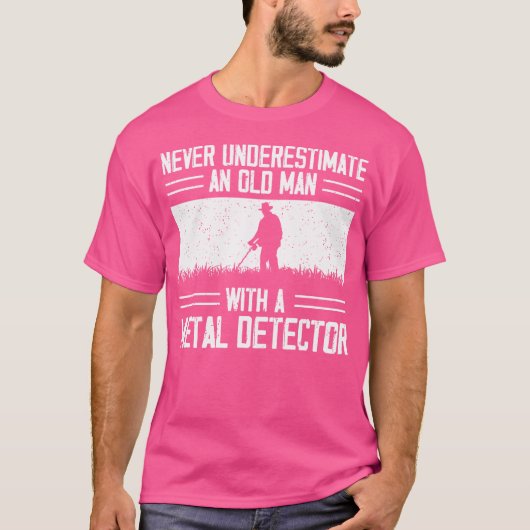 汚れ魚釣り金属検出金属検出器トレアス Tシャツ (正面)