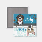 汚れ/クリーン磁石 マグネット (正面/裏面)