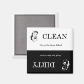 汚れ/クリーン食洗機磁石 マグネット (正面/裏面)