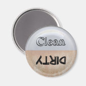 汚れ/クリーン食洗機磁石 マグネット (正面/裏面)