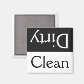 汚れ/クリーン食洗機磁石 マグネット (正面/裏面)