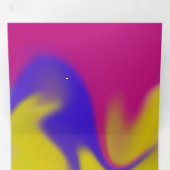 汚カラフルれ 三つ折りカード (内部最初)