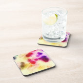 汚カラフル染ティッシュペーパー コースター (右側)