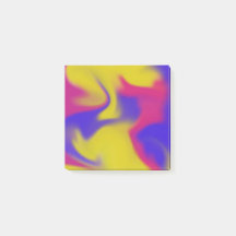 汚カラフル染Post itメモ