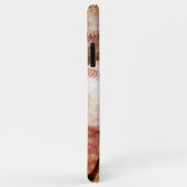 汚グランジいヴィンテージ擦り切れた野球のスポーツ球 Case-Mate iPhoneケース (裏面/右)