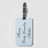 汚ファンシーれ洗濯物預け荷物 ラゲッジタグ (正面縦)