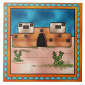 汚フェイク染 タイル (正面)