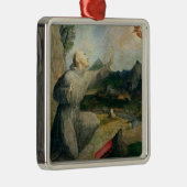 汚名を受け取るAssisiのSt Francis メタルオーナメント (右)