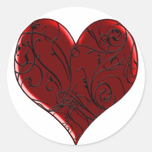 汚染されたハートシール ラウンドシール (正面)