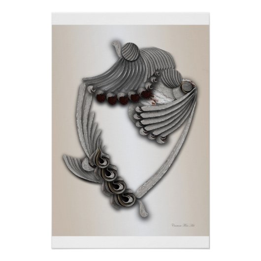 「汚染された庭園」光沢のあるポスター ポスター (正面)